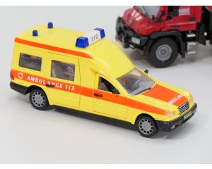 Hulpdiensten set B Brandweer en Ambulance +/- 1:24