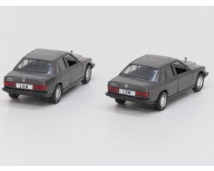 Schaal 1:25 Set 2x Mercedes 190E  Met Kenteken LGB