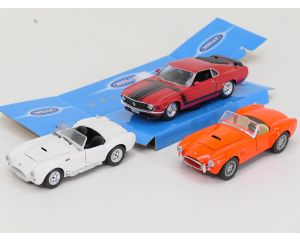 Schaal 1:24 Set 3 Amerikaanse muscles cars
