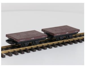 LGB 40500 Veldspoor Set 2 platte wagons