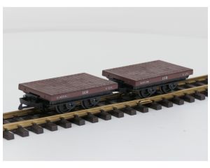 LGB 40500 Veldspoor Set 2 platte wagons