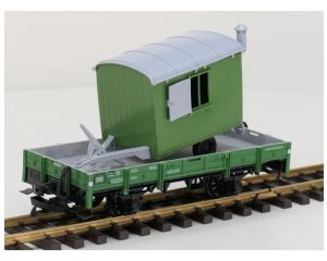 LGB 4010 X05 HSB Lageboordwagen met Werkkeet Belading