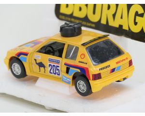 Schaal 1:25 Burago 0116 Pegeot 205 Turbo 16 Safari