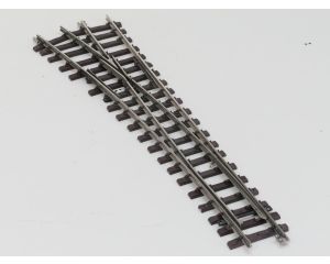 THIEL 1801 Weiche 15° Nickel rechts, Met Schroefbare railverbinders
