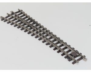 THIEL 1801 Weiche 15° Nickel rechts, Met Schroefbare railverbinders