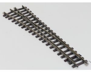 THIEL 1801 Weiche 15° Nickel rechts, Met Schroefbare railverbinders