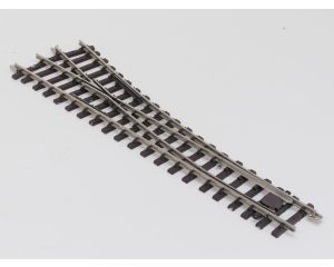 THIEL 1811 Weiche 15° Nickel links, Met Schroefbare railverbinders