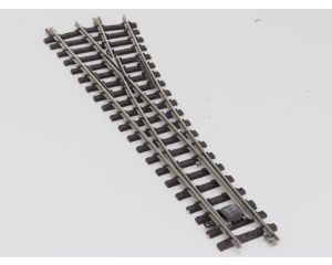 THIEL 1811 Weiche 15° Nickel links, Met Schroefbare railverbinders