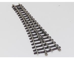 THIEL 1811 Weiche 15° Nickel links, Met Schroefbare railverbinders