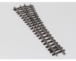 THIEL 1811 Weiche 15° Nickel links, Met Schroefbare railverbinders