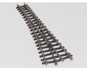 THIEL 1811 Weiche 15° Nickel links, Met Schroefbare railverbinders