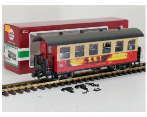 LGB 33735 HSB Glasmanufaktur Personenwagen KB 900-439, Innenbeleuchtung, Kugellagerachsen
