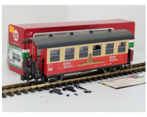 LGB 33733 HSB-Schierker Feuerstein Personenwagen KB 900-473, Innenbeleuchtung, Metallrader