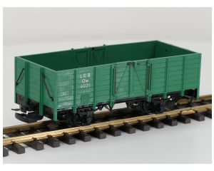 LGB 4021 D Open hoogbordwagen Ow 4021 groen