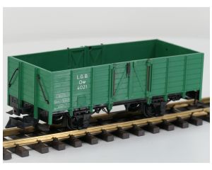 LGB 4021 D Open hoogbordwagen Ow 4021 groen