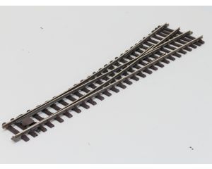 THIEL 1830 Weiche 10° Messing links, Met Schroefbare railverbinders