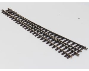 THIEL 1830 Weiche 10° Messing links, Met Schroefbare railverbinders