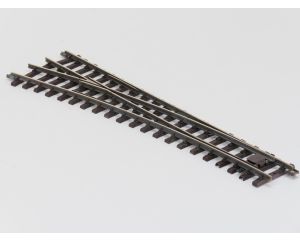 THIEL 1810 Weiche 15° Messing links, Met Schroefbare railverbinders