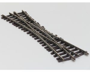THIEL 2000 Doppelkreuzweiche 15° Messing, Met Schroefbare railverbinders