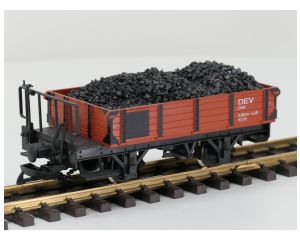 LGB 94005 DEV OW Bakwagen met bordes mit Metallrader, Beladung