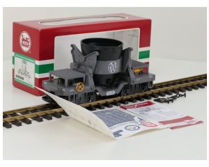 LGB 40560 Gußstahl-Wagen, Kippfunction, Metallrader, Stromabnahme NEW OLD STOCK