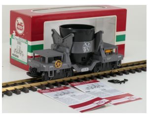 LGB 40560 Gußstahl-Wagen, Kippfunction, Metallrader, Stromabnahme