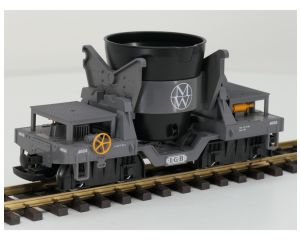 LGB 40560 Gußstahl-Wagen, Kippfunction, Metallrader, Stromabnahme