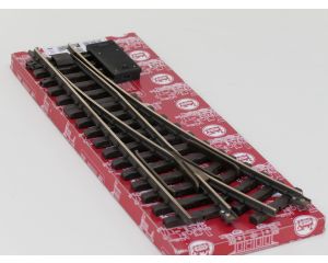 LGB 16150 Elektr.Weiche,links, R3,22.5Grad, Buiten gebruikt, Met Schroefbare railverbinders