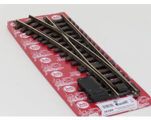 LGB 16150 Elektr.Weiche,links, R3,22.5Grad, Buiten gebruikt, Met Schroefbare railverbinders