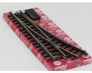 LGB 16150 Elektr.Weiche,links, R3,22.5Grad, Buiten gebruikt, Met Schroefbare railverbinders