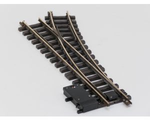 LGB 16050 Elektr.Weiche  rechts, R3,22.5 Grad, Buiten gebruikt, Met Schroefbare railverbinders