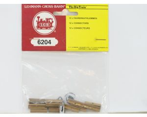 LGB 56204 Fahrdrahtklemmen, 12St. New Old Stock