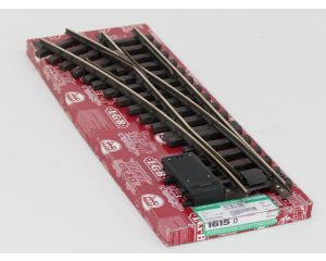 LGB 16150 Elektr.Weiche,links, R3,22.5Grad, Buiten gebruikt, Met Schroefbare railverbinders