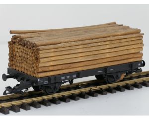 PIKO 37781 G-Rungenwagen mit Holzladung DB 