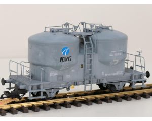 PIKO 37793 Zementsilowagen KVG, Leicht Gealtert
