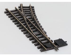 LGB 16040 Handweiche R3 rechts, Met Schroefbare railverbinders