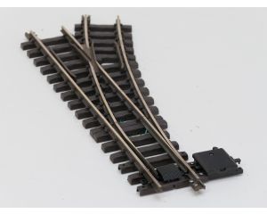 LGB 16040 Handweiche R3 rechts, Met Schroefbare railverbinders