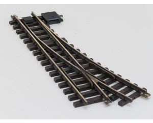 LGB 16140 Handweiche R3 links, Met Schroefbare railverbinders