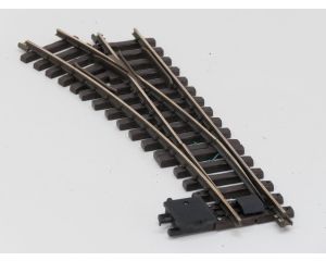 LGB 16140 Handweiche R3 links, Met Schroefbare railverbinders