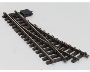 LGB 16140 Handweiche R3 links, Met Schroefbare railverbinders