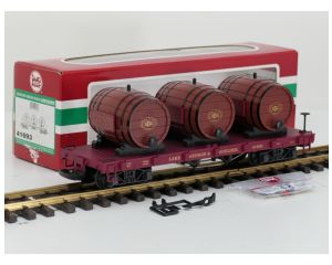 LGB 41693 LG&B®-Flachwagen mit Fässern