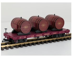 LGB 41693 LG&B®-Flachwagen mit Fässern