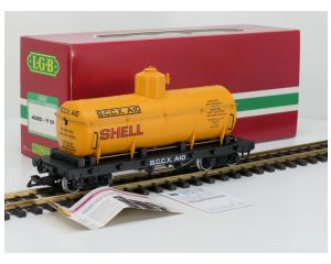 LGB 4080 Y01 Shell S.C.C.X. A-10 tankwagen, Metallrader
