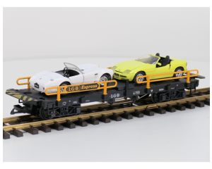LGB 4159 LGB Express Car Transport Wagon with 2 Cabriolets