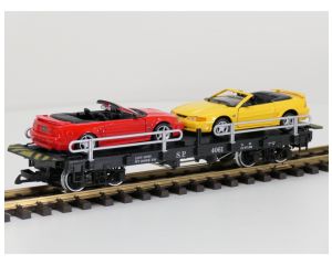 LGB 4061 Autotransportwagen S.P. 4061 2x Ford Mustang Cabriolet