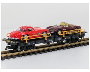 LGB 4059 Auto transportwagon 1x BMW507 1x Mercedes-Benz 300SL