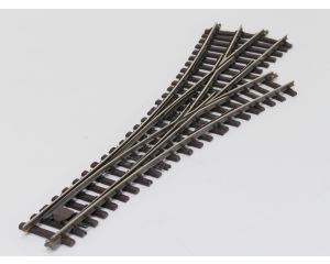 THIEL 3100 Doppel-Weiche 15° Messing, gebruikt, met Schroefbare railverbinders
