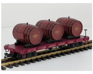 LGB 41693 LG&B®-Flachwagen mit Fässern