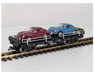 LGB 4069 Autotransportwagen mit 2x Porsche 356 B