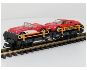 LGB 4059 Autotransportwagen met Ferrari GTO & Chevrolet Corvette